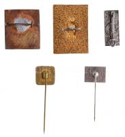 5db-os olimpiai kitűző és jelvény tétel közte 1984. "Szarajevó", 1980. "Moszkva"...