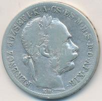 1883KB 1Ft Ag "Ferenc József / Barokk címer" Körmöcbánya T:3 Hungary 1883KB 1 Forint Ag &q...