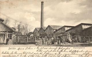 Belistye, Belisce; fűrésztelep csersavgyár / Tanninfabrik / tannin factory, saw mill