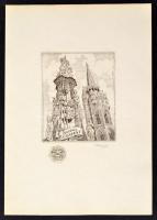 cca 1960-85 Vegyes ex libris témával foglalkozó kiadvány, több Andruskó Károly (1915-) linó és réz m...