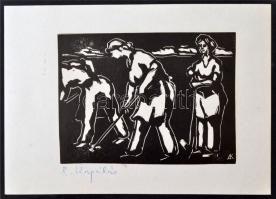 cca 1960-85 Vegyes ex libris témával foglalkozó kiadvány, több Andruskó Károly (1915-) linó és réz m...