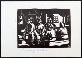 cca 1960-85 Vegyes ex libris témával foglalkozó kiadvány, több Andruskó Károly (1915-) linó és réz m...