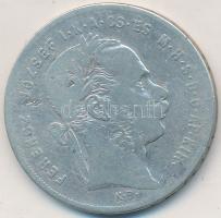 1878KB 1Ft Ag "Ferenc József / Középcímer" T:3
Adamo M15