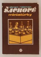 Rojzman, Abram: Sachové miniatúrky. Bratislava, 1986, Sport. Kiadói papírkötés, gerincnél kis sérüléssel, egyébként jó állapotban.