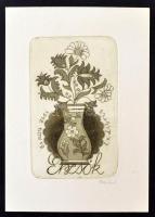 cca 1960-80 Vegyes ex libris témával foglalkozó kiadvány (Kisgrafika Értesítő, kiállítási kiadványok...