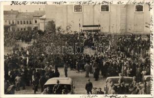 1938 Rimaszombat, Rimavska Sobota; bevonulás / entry of the Hungarian troops