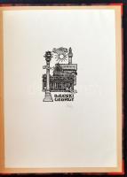 cca 1960-70 Vegyes ex libris témával foglalkozó kiadványok, magyar, orosz és holland nyelven, sok il...