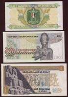 Egyiptom 1967-69. 25p,50p,1Ł (3x) egymásutáni sorszámmal,5Ł,10Ł teljes sor! T:I