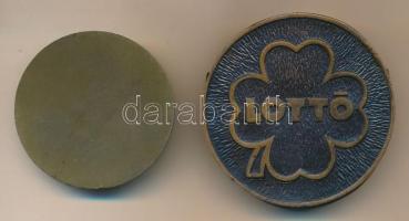 DN "Nemzetközi Olimpiai Sportlottó / Lottó" Br dupla érem, pénzcsipesz(?) (60mm) + DN &quo...