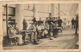 Schneider und Schuster an Bord; Alois Beer / K.u.K. Kriegsmarine, Tailors and cobblers on board, Austrian mariners (wet corner)