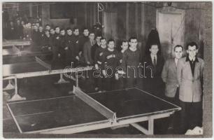 Ping-pong, spartacus csapat, fotó, 9x14cm