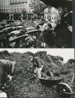 Bős-nagymarosi vízlépcső, 4db Sáfár Tibor által jelzett fotó, cca 13x18cm