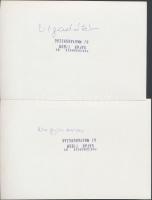 Bős-nagymarosi vízlépcső, 4db Sáfár Tibor által jelzett fotó, cca 13x18cm