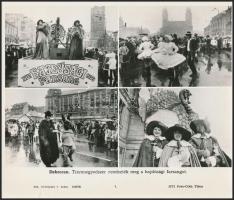 1974 Hajdúsági farsang, Debrecen,  MTI sajtó fotó, 26x18cm