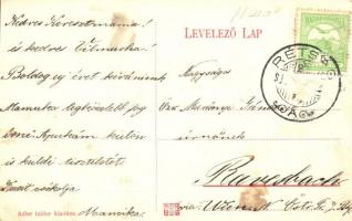 Rétság, Községháza, Római katolikus iskola, kiadja Adler Izidor (EK)