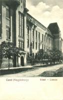 Nagykároly, Carei; Líceum, Liceul Nagykároly visszatért / secondary school So. Stpl