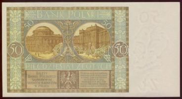 Lengyelország 1929. 50Zl T:I