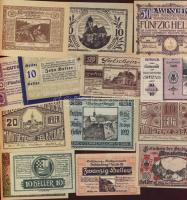 Ausztria 100db klf szükségpénz T:I,I-