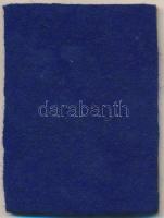 DN "Sportoló" egyoldalas Br plakett, hátoldalon textil borítással, olvashatatlan jelzéssel...