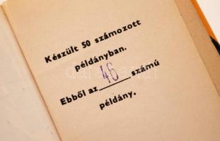 Barabás Ferenc: Színes linóleum metszetek.Házak.  46./50 sorszámozott példány. Kiadói bőr kötésben f...