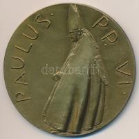 Vatikán 1977. "VI. Pál pápa" Br emlékérem. Szign.: Manzú (44mm) T:2 Vatican 1977. "Po...