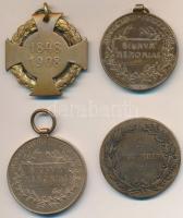 1873. "Hadiérem" Br katonai érdemérem fül és mellszalag nélkül + 1908. "Katonai Jubil...