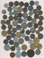 Vegyes magyar és külföldi fémpénz tétel 220g-os súlyban, közte 1868KB 10kr Ag "Magyar Királyi V...