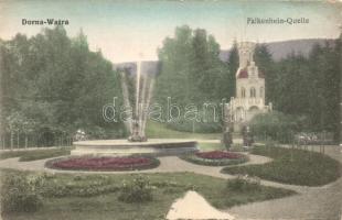 Dornavátra, Vatra Dornei; Falkenhein Quelle / fountain (EB)