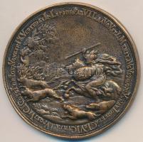 1685. "Érsekújvár és Esztergom visszavétele" Br emlékérem öntött másolat (59mm) T:2 Hungar...