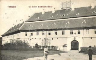 Temesvár, Timisoara; Cs. és kir. élelmezési raktár / military food storage (fa)