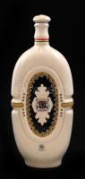 Hollóházi porcelán pálinkás palack, matricás, hibátlan, jelzett, m: 25 cm