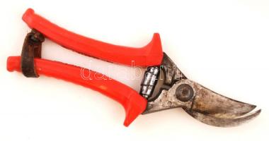 Metszőolló, jó állapotban, h: 21 cm