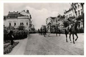 1940 Kolozsvár, Cluj; bevonulás, Horthy Miklós / entry of the Hungarian troops, Horthy