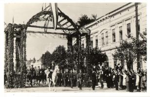 1940 Nagyvárad, Oradea; bevonulás, Horthy Miklós / entry of the Hungarian troops, Horthy