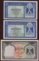 Egyiptom 1961-64. 25p (2klf),50p,1Ł,5Ł (2klf),10Ł T:I,II (1x)