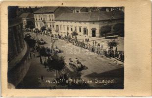 1919 július 14. Szeged, A francia hadsereg bevonulása, photo (tűnyom / pinhole)