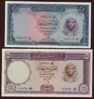 Egyiptom 1961-64. 25p (2klf),50p,1Ł,5Ł (2klf),10Ł T:I,II (1x)