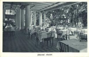 Budapest XIII. Alsó-Margitszigeti étterem, kávéház és cukrászda