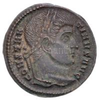 Római Birodalom / Ticinum / I. Constantinus 322-325. Follis Cu (3,1g) T:2 Roman Empire / Ticinum / Constantine I 322-325. Follis Cu "CONSTAN-TINVS AVG / D N CONSTANTINI MAX AVG - VOT XX crescent - ST" (3,1g) C:XF RIC VII 167.