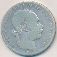 1880KB 1Ft Ag "Ferenc József / Középcímer" Körmöcbánya T:3 
Hungary 1880KB 1 Forint Ag &q...