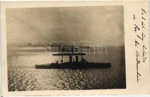 Die K.u.K. Eskadre in See / Austro-Hungarian Navy squadron at Sea, photo