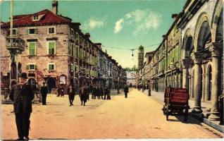Dubrovnik, Raguse; Placa / Rue principale / main street