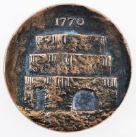 Varga Miklós (1928-) 1982. "Lenin Kohászati Művek Diósgyőr 1978-82 / 1770" Br plakett (97m...