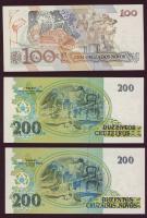 Brazília 1950-1993. 25db klf bankjegy T:I