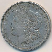 Amerikai Egyesült Államok 1921D 1$ Ag "Morgan" T:2- USA 1921D 1 Dollar Ag "Morgan Dol...