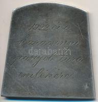 Körmendi Frimm Jenő (1886-1959) 1922. "MTK (Magyar Testgyakorlók Köre) / 1922. évi karácsonyi s...