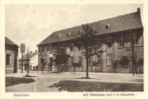 Komárom, Komárno; Gróf Klebersberg Kunó római katolikus leányiskola / girl school (EB)