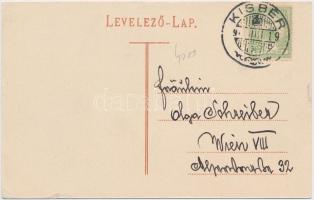 Bakonyszombathely, Régi kastély, Római katolikus iskola, kiadja Haftl Kálmán  (EK)