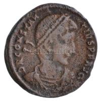 Római Birodalom / Thesszaloniki / II. Constantius 348-351. Follis Cu (4,92g) T:2-,3 Roman Empire / Thessalonica / Constantius II 348-351. Follis Cu "D N CONSTAN-TIVS P F AVG / FEL TEMP REPARATIO - Gamma - * - *TSBA" (4,92g) C:VF,F RIC VIII 168 var.