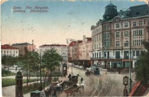 15 db RÉGI külföldi városképes lap, vegyes minőség; / 15 old European town-view postcards, mixed quality;